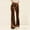 #12Coffee, variant on Byworldtasic Women's Velvet Pants with Drawstring Waist Wide Legs Casual Lounge Pants Side Slit Trousers