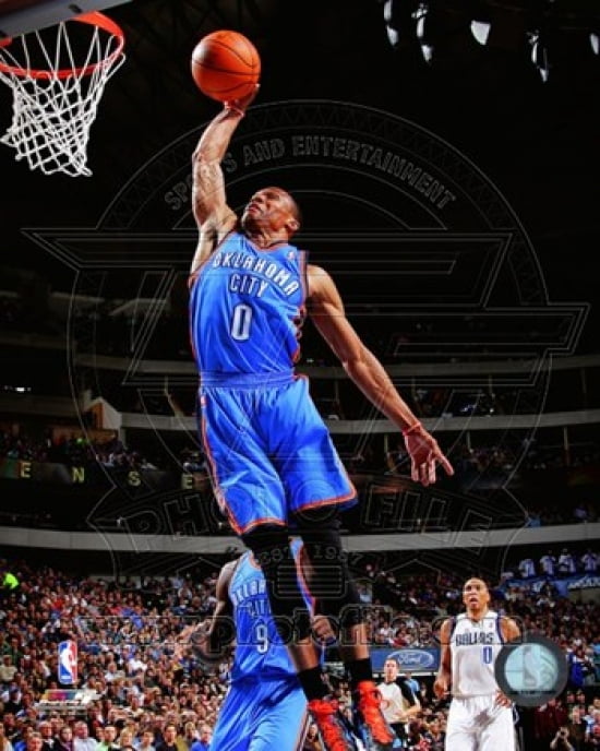 Russell Westbrook 2011-12 Action Sports Photo - Walmart.com