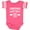 Football Pink and White, variant on Inktastic Pennsylvania Awesome Since 1787 Boys or Girls Baby Bodysuit
