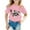 Z3334-Pink, variant on YUEHUA Girls T Shirts Size 7-8 Summer Girls' Large Sized Round Neck Heart Themed Print Short Sleeved Loose Fitting Casual T Shirt for Children, Size 8-9 Years