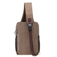 thumbnail image 5 of KAUKKO Canvas Messenger Bag Cross Body Shoulder Sling Backpack Travel Senderismo Chest Bag KAUKKO FD252-3-Khaki, 5 of 5