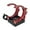 Red Double Bracket, variant on RC Car Cooling Fan with Metal Holder,Aluminum Fan 40x40mm for Brushless Motor 4268 4274 4068 4076 4082 4092 Modification Red Single Bracket