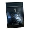 thumbnail image 3 of simhoa Wall Mount Mailbox Lockable Drop Box Modern Postbox for Office External Door Black, 3 of 8
