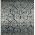thumbnail image 6 of SAFAVIEH Madison Leighton Geometric Area Rug, Navy/Silver, 11' x 11' Square, 6 of 8