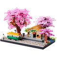 thumbnail image 1 of DOLBLOCK Japanese Cherry Blossom Tree Flower House Micro Building Blocks Set for Adults Bus Station Mini Bricks Model, Treehouse, Decorative Architectural present Toy for Girl Children Age of 14+, 1 of 3