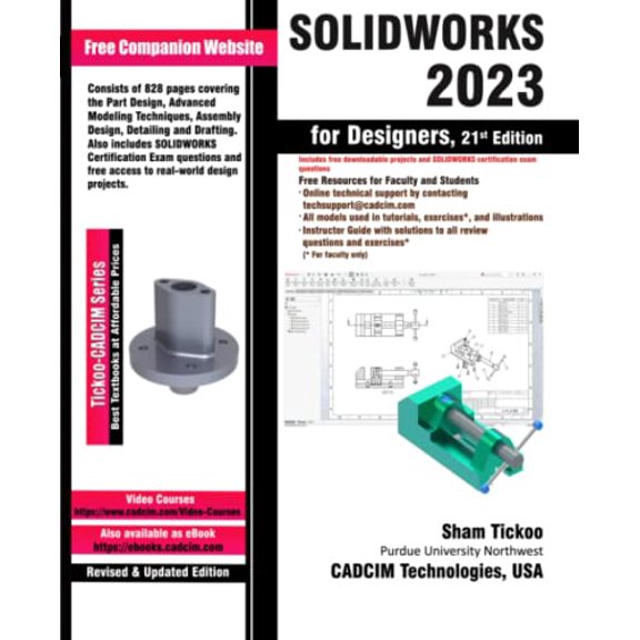 Pre-Owned SOLIDWORKS 2023 for Designers, 21st Edition, 9781640571723, 1640571728, Paperback,