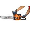 thumbnail image 3 of iRerts Gas Chainsaw, 20" Gas Powered Chainsaw with Chain Saw Mill, Gasoline Chainsaw with 52CC 2.6HP Engine, 2 Stroke Chain Saw for Tree Stumps, Tree Felling, Planking Milling Bar Size 14-48", Orange, 3 of 10