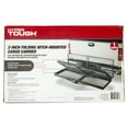 Hyper Tough Hitch Mount Folding Cargo Carrier Black for 1.25 and 2