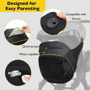 Storage Bag Compatible with Doona Infant Car Seat Stroller, Stroller Accessories, Large Capacity Diaper Bag, Easy Access Zipper Design, Wearable Backpack, Stroller Organizer Bag, All Day Bag