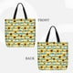 thumbnail image 2 of Easygdp White Blue Striped Sunflower Bolsa Tote para Mujer, Bolso de Hombro para Trabajo, Playa, Viajes, Compras y Supermercado, 2 of 7