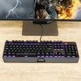 thumbnail image 2 of LESHP Gaming Industrial Office USB Wired Mechanical Keyboard With LED Backlight Black for Professional Internet Users, 2 of 11