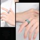thumbnail image 2 of Anillo giratorio para hombre con forma de estrella y diamantes, con forma de estrella y forma de diamante, para parejas, 2 of 5
