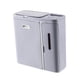 thumbnail image 4 of Papelera de basura, papelera colgante, con tapa, papelera colgante, papelera para inodoro, armario de cocina, baño, dormitorio, RV Gris, 4 of 9
