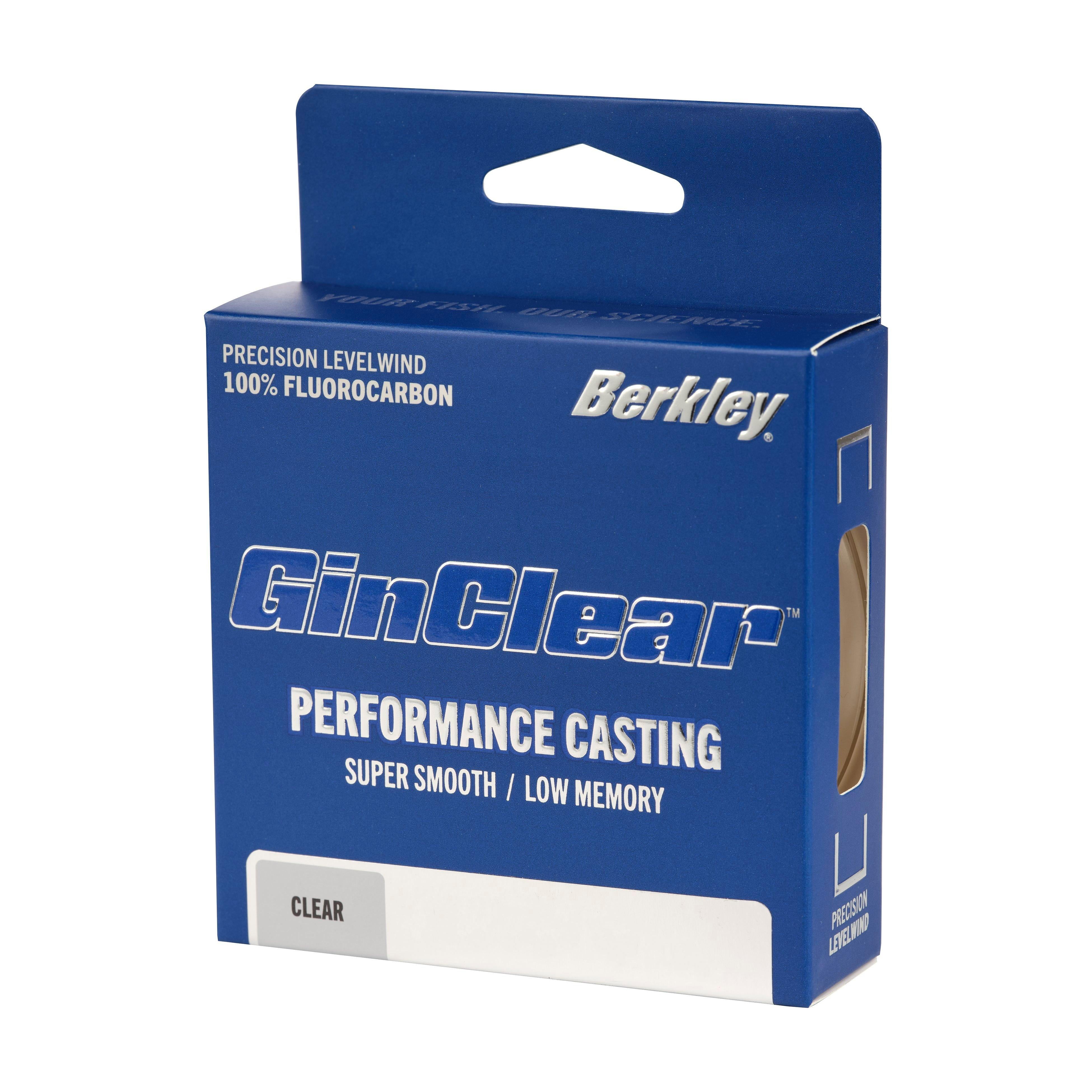 Berkley GINCLEAR Fluorocarbon, Clear, 200 yd,182 m