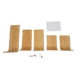thumbnail image 4 of 4-TIER FLOOR BAMBOO STANDING BOOKSHELF,TREE-SHAPED CURVED RACK BOOK SHELVES, 4 of 15