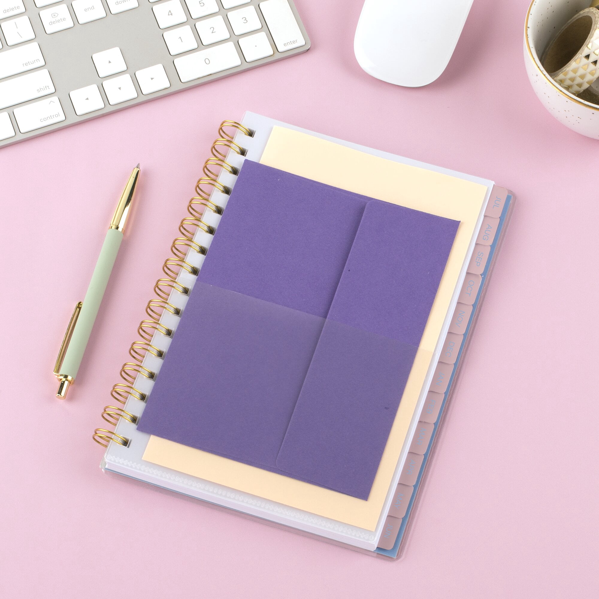 Mead Cambridge Sunlit Academic 2026-2027 Weekly Monthly Planner Small 5 12 x 8