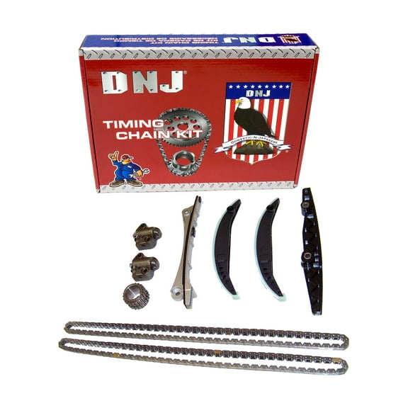DNJ TK412 Timing Chain Kit Fits Cars & Trucks 01-09 Mazda Mercury Cougar 2.5L 3.0L V6 DOHC 24v