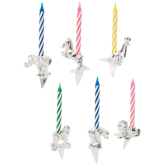 Reed and Barton 910 Let's Celebrate 6Pc Circus Animals Candles