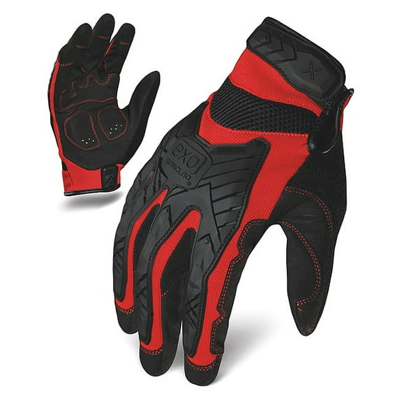 Ironclad Performance Wear Impact Mechanics Glove,Red/Black,XL,PR EXO2-MIGR-05-XL