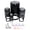 Black, variant on Human Foot Feet Anatomy Body Part Self-Inking Rubber Stamp Ink Stamper - Purple Ink - Medium 1 Inch