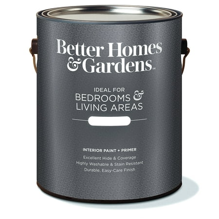 Better Homes & Gardens Interior Paint and Primer, Ipswich Oak / Beige, 1 Gallon, Semi-Gloss
