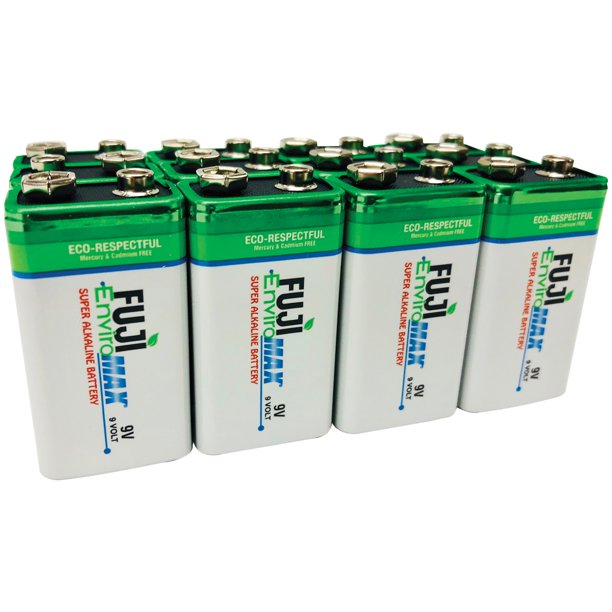 Fuji Batteries 4600BP1 EnviroMax 9Volt Super Alkaline Battery