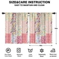 thumbnail image 2 of Blackout Kids Curtains,Pioneer Flower Childrens Insulated Curtains Set Of 2,Bedroom Essentials,Toddler Room Decor 42x54in(106x137cm), 2 of 4