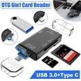 thumbnail image 1 of USB SD Card Reader Micro USB 2.0 OTG Adapter Memory Card Reader, 1 of 9