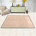 thumbnail image 2 of Peach Solid Color Background Soft Polyester Area Rug 72''x48'', Non Slip, Memory Foam, Water Absorbent, 2 of 7