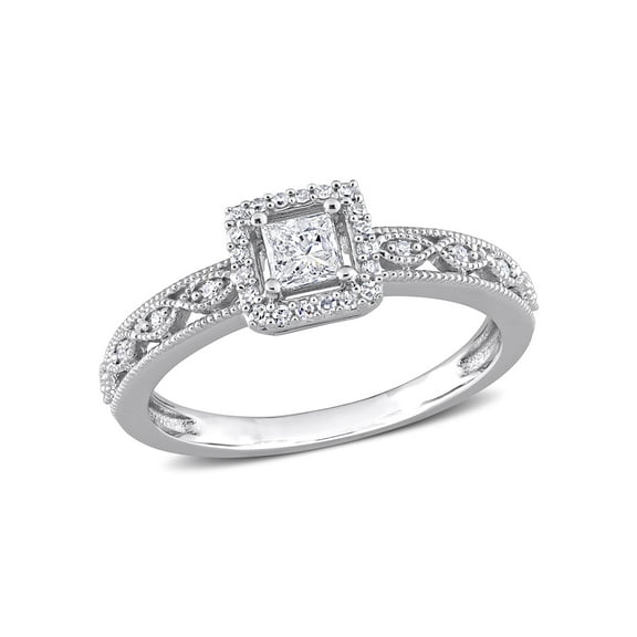 Everly Women's Diamond 10k White Gold Ring