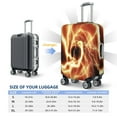 thumbnail image 4 of Honeii orange lightning Elastic Luggage Cover, featuring double-sided printing, is the ideal companion for travel, business trips, and daily use(not included suitcase )-Large, 4 of 7