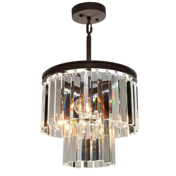 Artcraft Lighting Ac10403jv El Dorado 3 Light Crystal Pendant