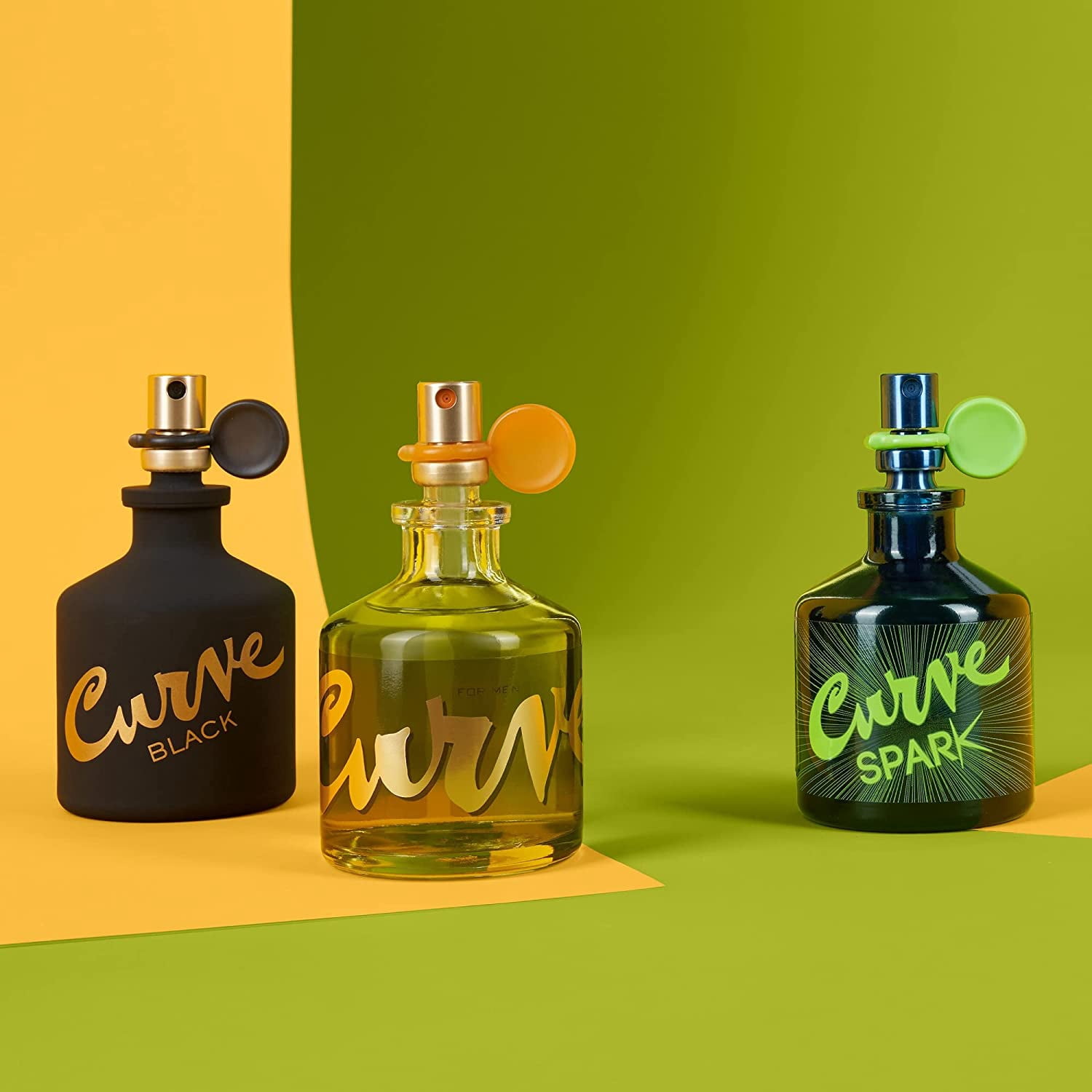Curve for Men Cologne Spray, Spicy Woody Magnetic Scent for Day or Night, 4.2 Fl Oz