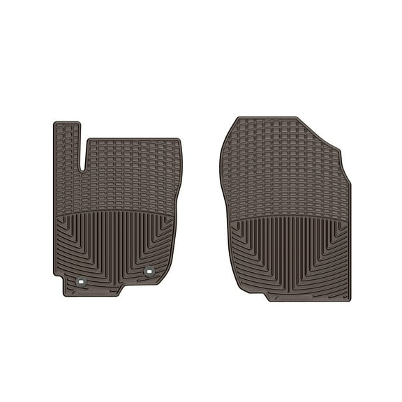 WeatherTech All-Weather Floor Mats compatible with 2013-2018 Toyota RAV4 - 1st Row (Driver & Passenger), Cocoa