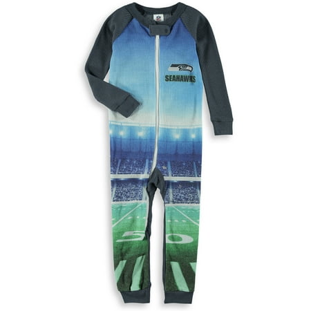 Seattle Seahawks Gerber Infant Union Suit Jumper - Gray
