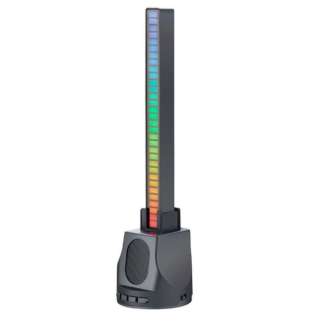 Altavoz Recogida Luz Auriculares + sonido RGB Ambiente Luz Deslumbrante Ajuste Lámpara Polar