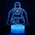 thumbnail image 1 of Luz nocturna LED 3D Rockets para baloncesto que cambia de color, 1 of 1