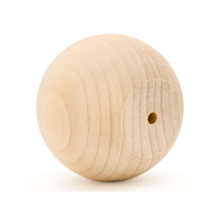 1-3/4” Large Wooden Ball for Crafts