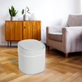 thumbnail image 4 of GUOOL Mini Desktop Trash Can Garbage Basket Dustbin Home Beside Tabletop Gray, 4 of 9