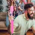 thumbnail image 2 of ABCISI Giant Toothbrush Prop - Oversized Toothbrush, Large Big Brush Prop, Oversized Toys for Costume Take Picture Party Favor, Fun Novelty Event Decor, Pink, 2 of 9