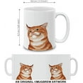thumbnail image 4 of MUGBREW Orange Tabby Kitten Cat Ceramic Coffee Mug Tea Cup, 11 OZ, 4 of 7