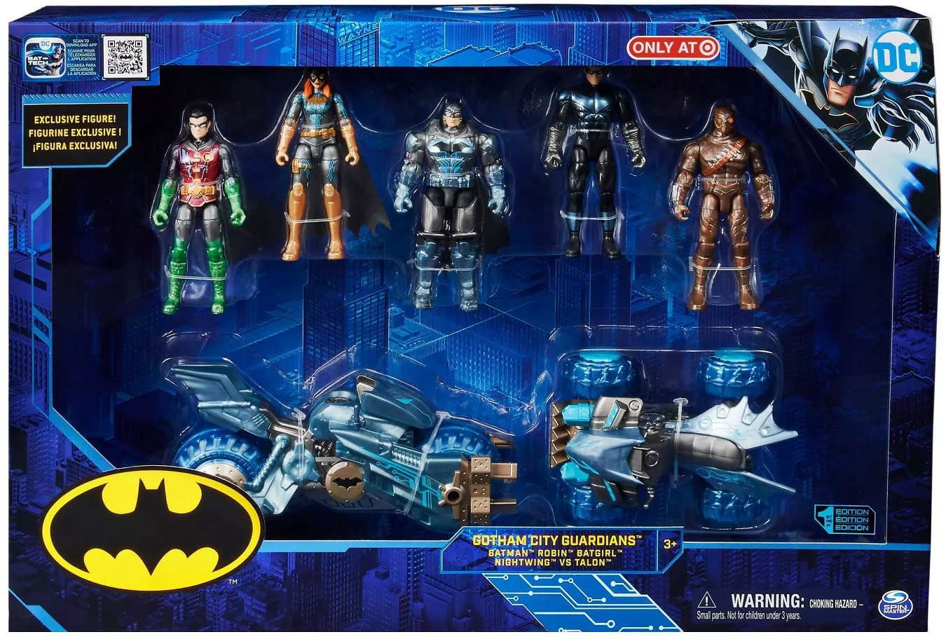 Fisher Price Imaginext DC Super Friends  Heroes of Gotham Blue Batgirl Figure 