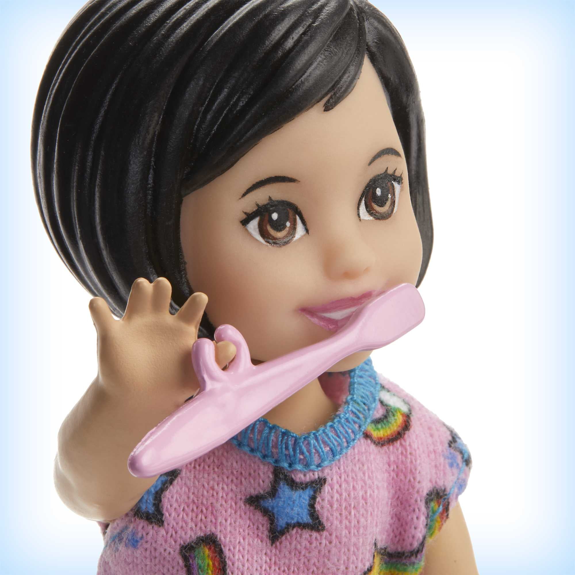 Barbie Skipper Babysitters Inc Doll & Accessories, Playset with 2 Dolls & Bedtime-Themed Pieces