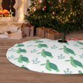 thumbnail image 2 of Cauagu 30" Christmas Tree Skirt Turtle Pattern Christmas Tree Decorations Tree Mat for Xmas Decorations Occasion Holiday Home Decor -30", 2 of 7