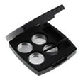 thumbnail image 4 of Estuche de contenedor de maquillaje vacío negro 4 sartenes redondas de aluminio Colcomx, 4 of 6