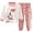 Z05-Pink, variant on LRen Toddler Boy Clothes 3t Casual Fall Boys Print Long Sleeve Round Neck Top and Pants Set Casual Fall Winter Outfit Soft 2 Piece Daily Wear