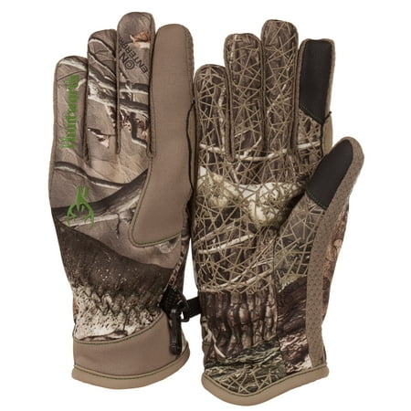 Youths Hiddn Camo Fleece Lined Glove Small