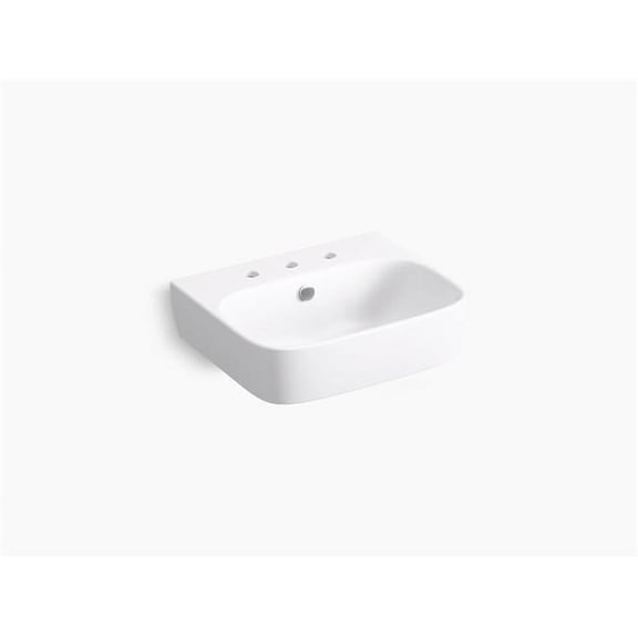 Open Box Kohler ModernLife Wall-Mount Bathroom Sink - White