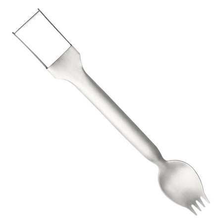 

Stainless Steel Head Watermelon Cutter Fruit Divider And Core Remover Fork Kitchen Supplies