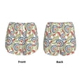 thumbnail image 3 of Salouo Paisley Floral 5 Print Women's 2 in 1 Running Shorts Double-Layer Shorts Athletic Workout Gym Yoga Shorts Running Shorts for Women-XX-Large, 3 of 7